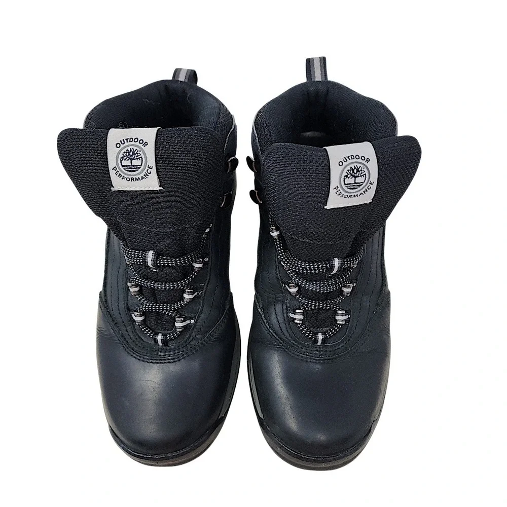 Timberland Hiking Boots 7.5M Mens White Ledge Black Waterproof Hiking Leather
